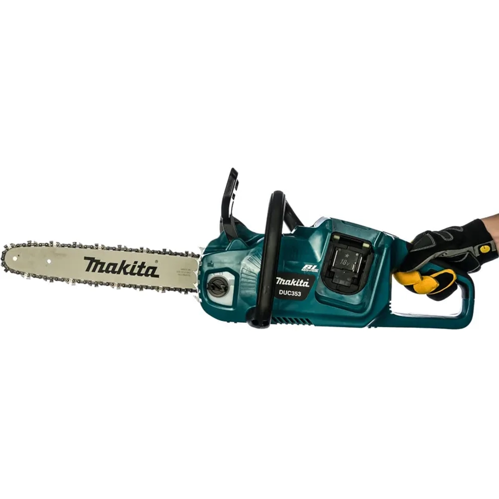 Makita DUC353 пила цепная аккумуляторная (2 x 5.0 Ач, ЗУ) SET001