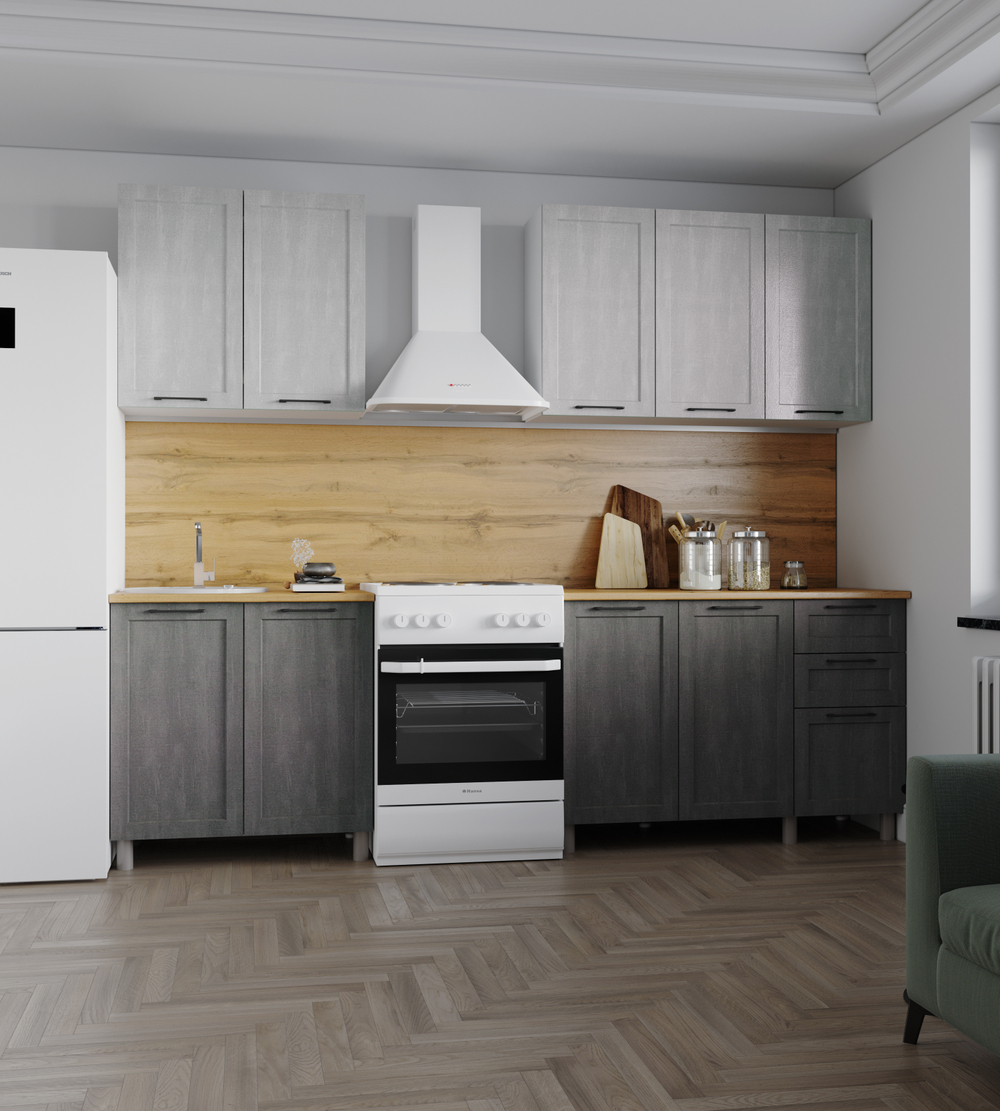 Кухня КАЛЬЯРИ готовое решение 2м