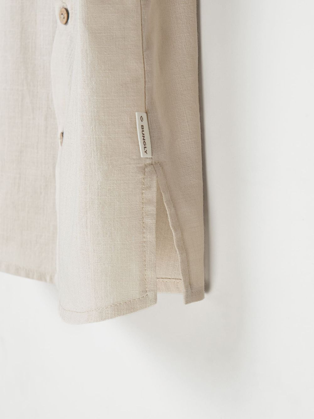 Рубашка хлопковая "Крем-брюле" с коротким рукавом 7+