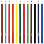 Карандаши цветные ArtSpace "Милые зверушки", 12цв., заточен., картон, европодвес