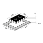 Электрическая варочная панель MAUNFELD MVCE31.2HL.SZ-WH