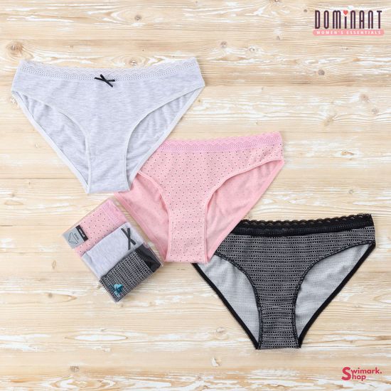 Трусики женские DOMINANT 39750-8, BIKINI, 3 шт. в уп.