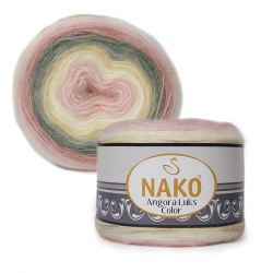 Пряжа Angora Luks Color, 150г, 810м, 80%акрил,15%шерсть, 5%мохер (цена за 1шт)