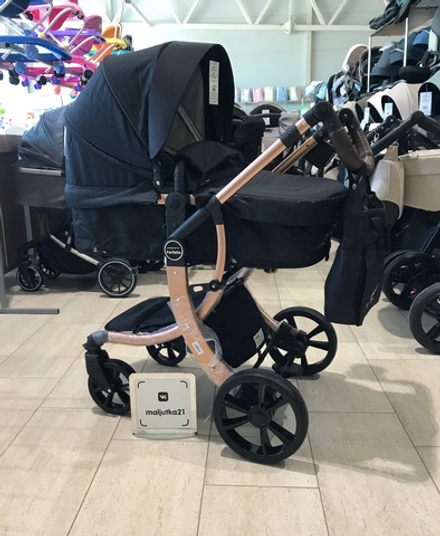 Коляска трансформер Aimile Original New Gold (Чёрное Золото NDG-5)