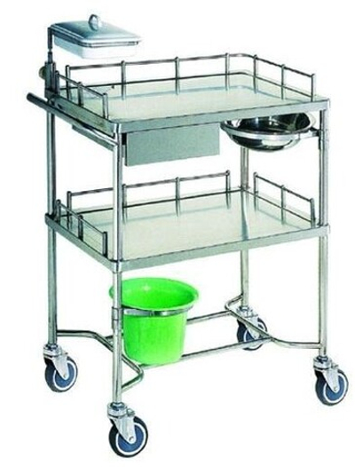 Столик-тележка медицинская инструментальная МЕДИЦИНОФФ F-21