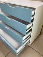 Комод Облако с 4 ящиками МДФ белый/ниагара