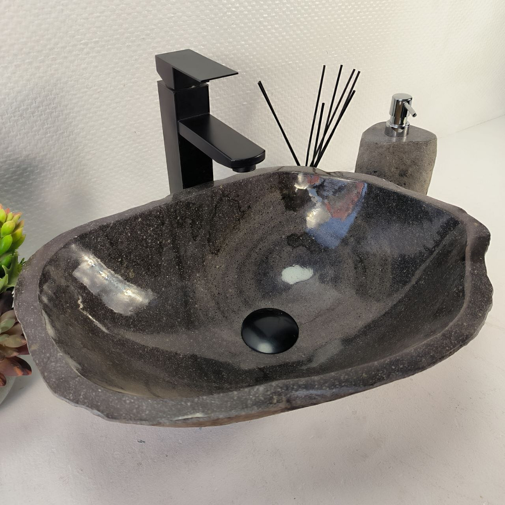 Раковина из речного камня RS-65205 44*34*15 0856