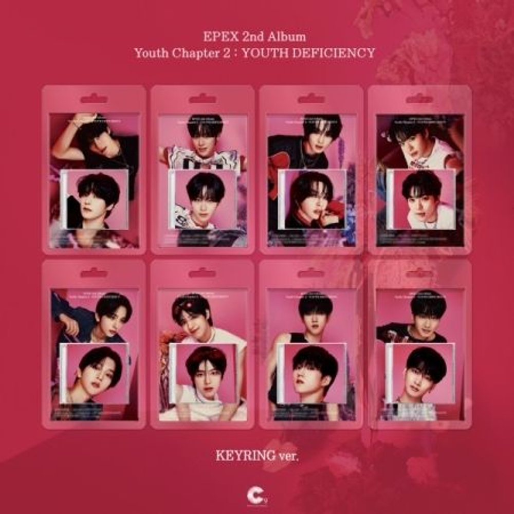 Альбом EPEX - SOHWA ( ) CHAPTER 2: THE DEFICIENCY OF YOUTH 2nd Album KEYRING 8 Version SET