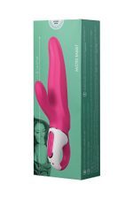 Вибратор Satisfyer Vibes Mr. Rabbit силикон красный 22,1 см