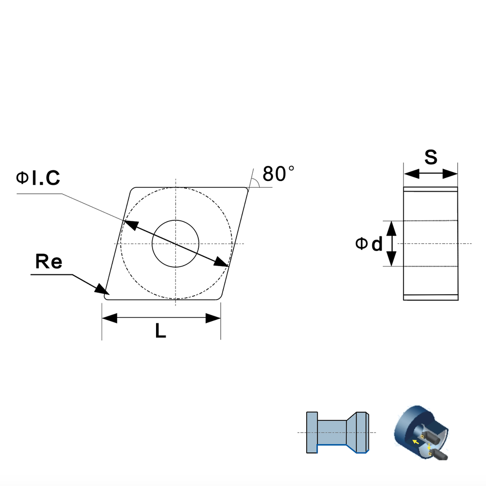 CNMG120408-SM3 VM1310 пластина для точения