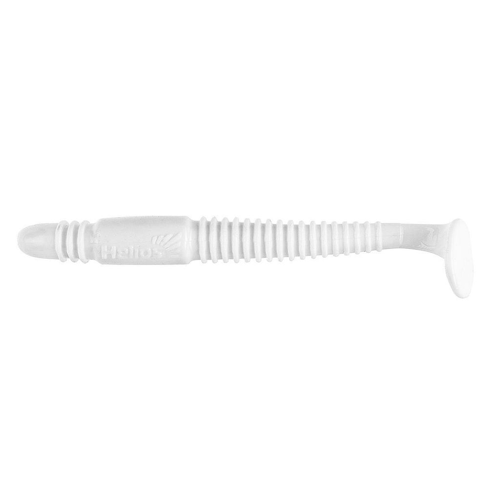 Виброхвост несъедоб. Minoga 3,75"/9.5 см White 100шт. (HS-17-001-N) Helios