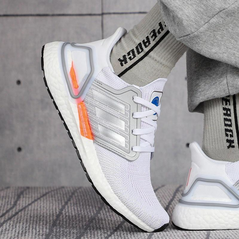 Кроссовки Nasa X Adidas Ultraboost 20 (Женская размерная сетка)