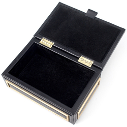 Шкатулка прямоугольная «Deco». Цвет черный