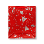 Пакет подарочный бумажный Alingar, (XL) 29,5х38х9 см, "С Новым годом!", ламинация, тиснение фольга, ассорти