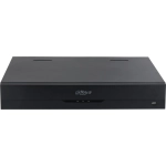 32-канальный IP-видеорегистратор Dahua до 448Мбит/с; 4 SATA III до 20Тбайт; 2 HDMI (8K), 2 VGA; 1 RJ45 1000Мбит/с; audio: 1/1; тревожные вх./вых.: 4/2; видеоаналитика