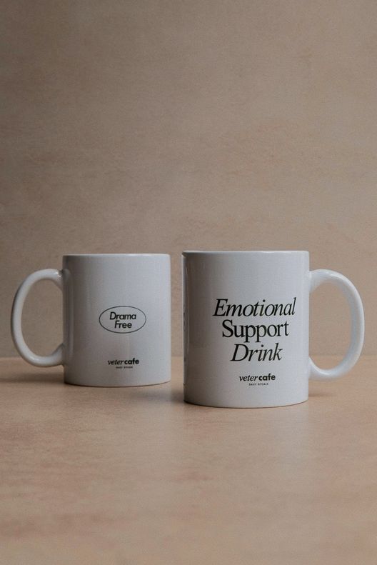Кружка Veter Cafe / Emotional Support Drink