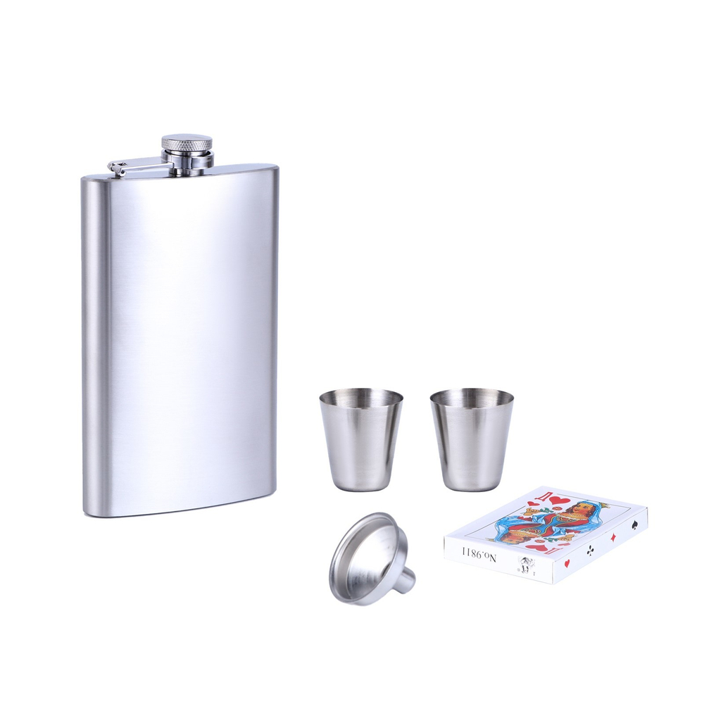 800052 Набор из 5 пр. фляжка 250мл, 9*2,5*13,5см