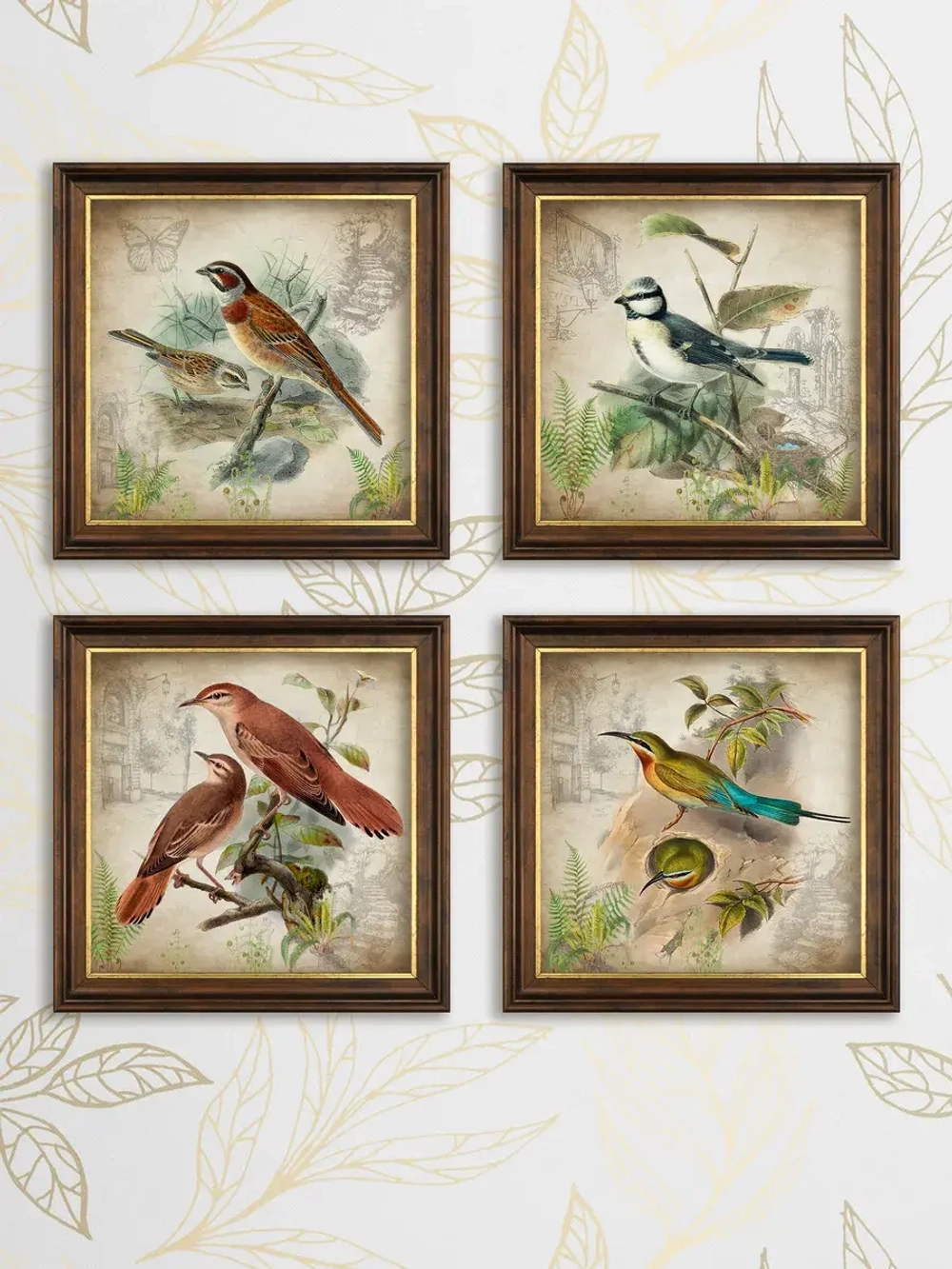 Картины на стену интерьерные на холсте 4 шт