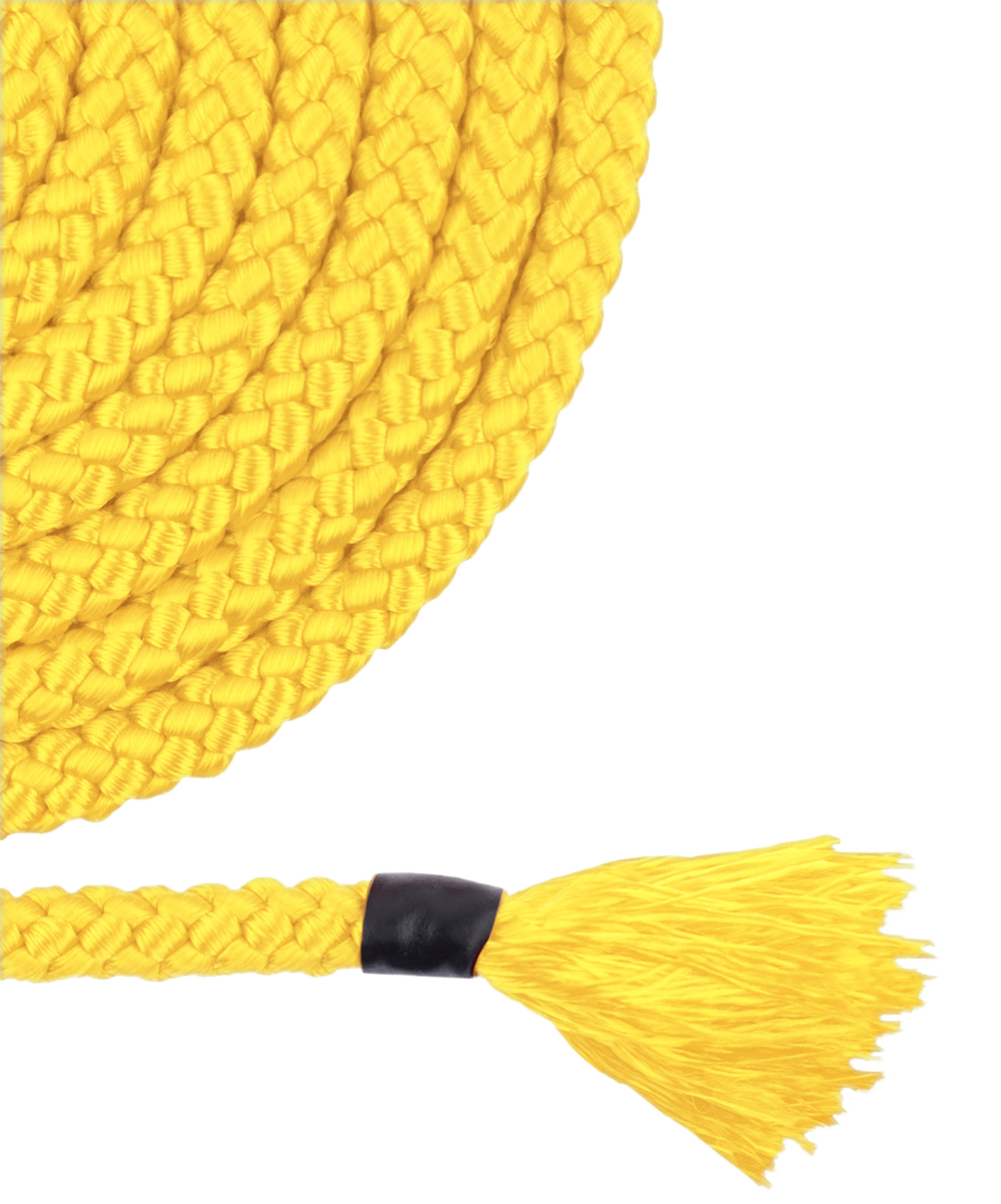 Нейлоновая скакалка для художественной гимнастики Cinderella Yellow, 3м