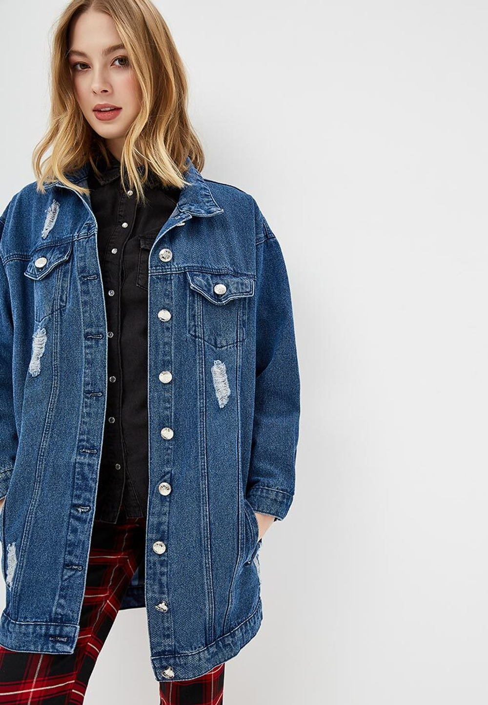LIGVIANNI Джинсовая куртка Denim Jacket LOVE / HATE