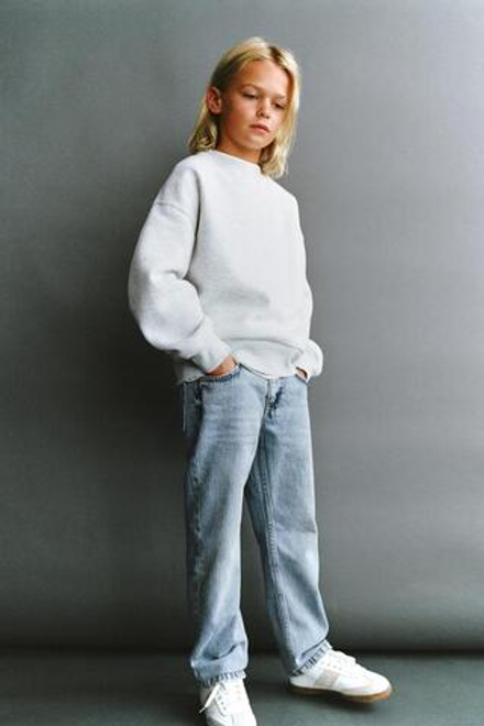 ZARA ДЖИНСЫ ORIGINAL FIT, ГОЛУБОЙ