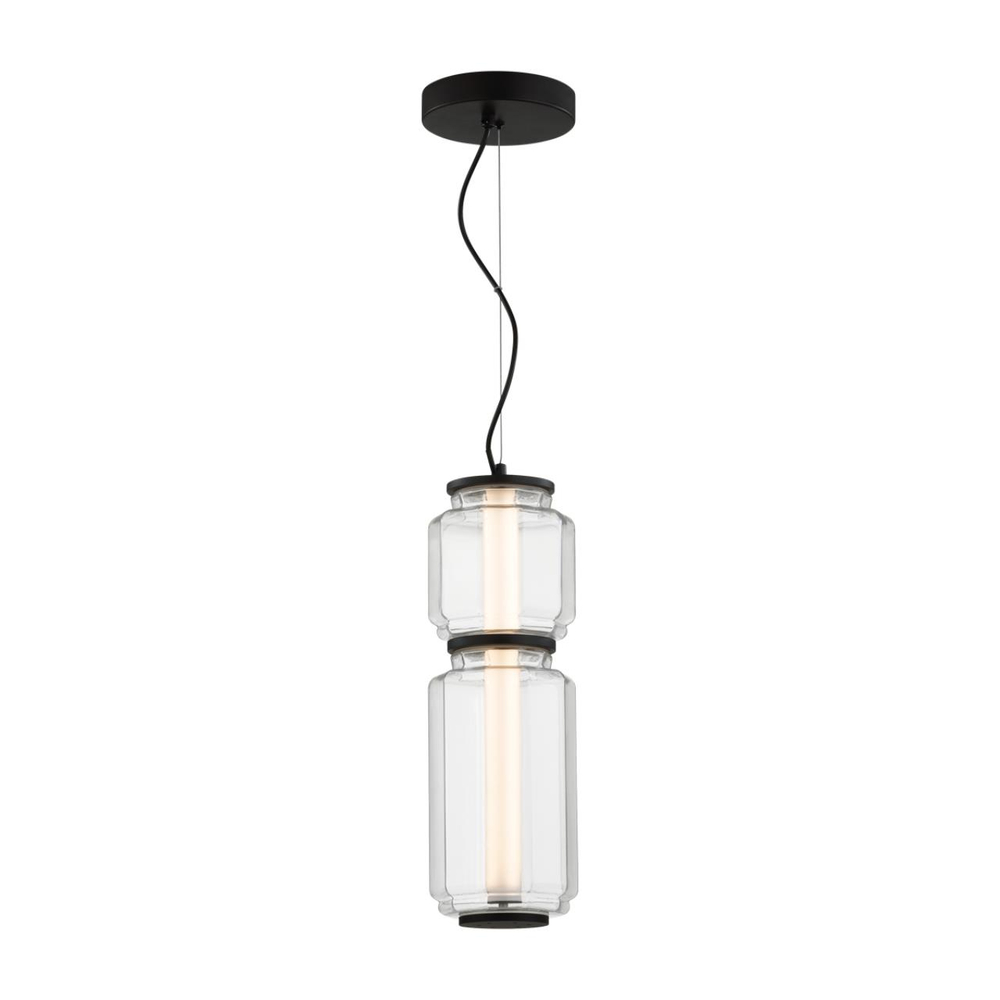 5409/20L HIGHTECH ODL_EX24 105 черный/прозрачный/металл/стекло/акрил Подвес LED 20W 3000K 1480Лм JAM