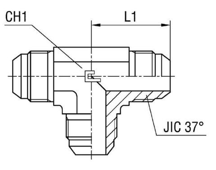 Соединение PT JIC 3/4"