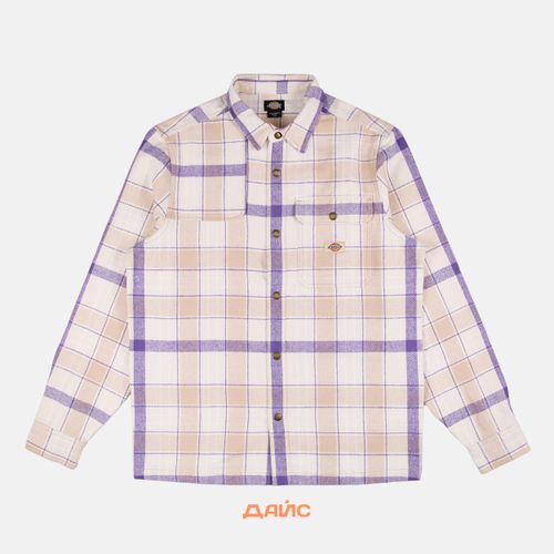 Рубашка мужская Dickies Nimmons Plaid Long Sleeve Shirt артикул:WLR19NCG - купить в магазине Дайс