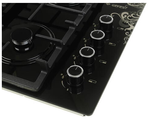 Поверхность варочная  Гефест СГ СВН 2230 К19 (черное стекло с рисунком, газ/к, 60*52)