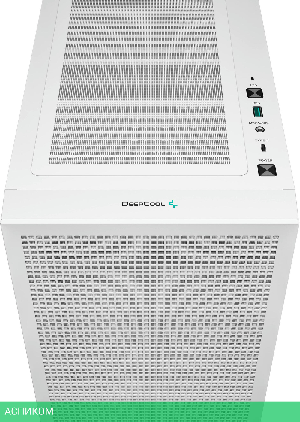 Корпус DeepCool CH360 mATX без БП White (R-CH360-WHAPE3-G-1)