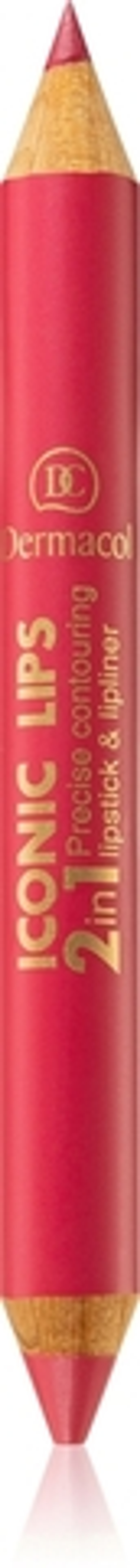 Dermacol Iconic Lips - Помада и подводка для губ 2-в-1, 10 g