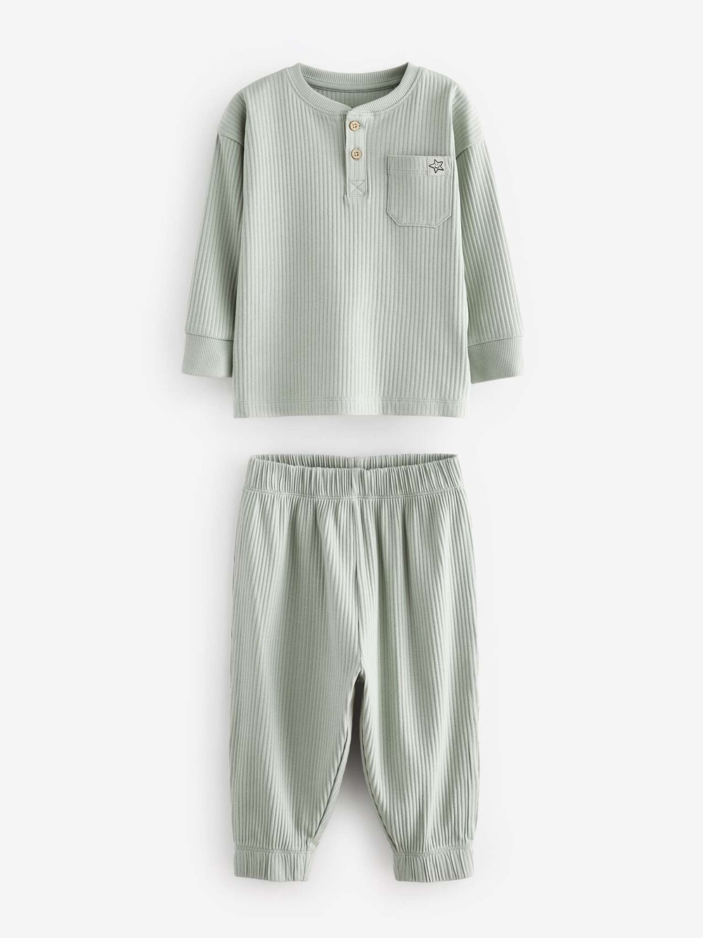 Пижама для мальчика Next B29-544, 3 шт., Салатовый, Темно-синий, Коричневый