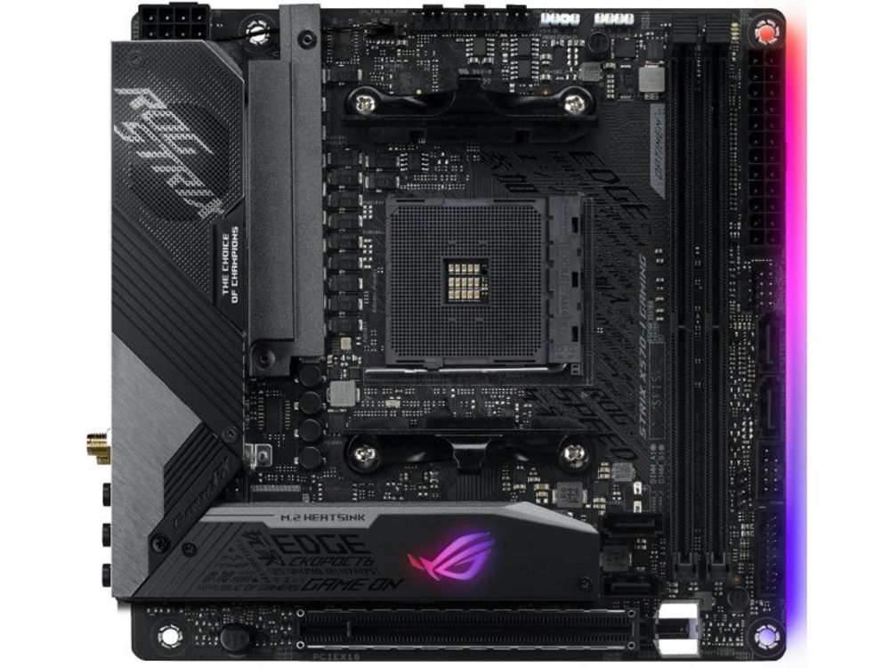 Материнская плата Asus ROG Strix X570-i Gaming, Socket AM4, AMD X570, mATX, RTL [90MB1140-MVAAY0]
