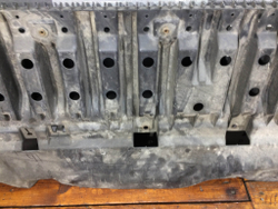 Пыльник переднего бампера Toyota Avensis 3 (T270) 08-15 Б/У Оригинал 5261805010