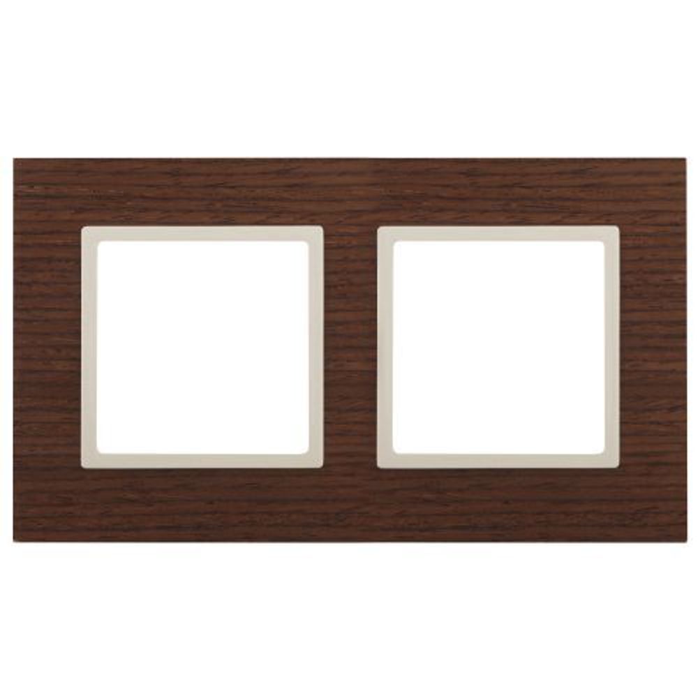 Рамка 2-м 14-5302-09 дерево Elegance дуб+сл. кость ЭРА Б0034574