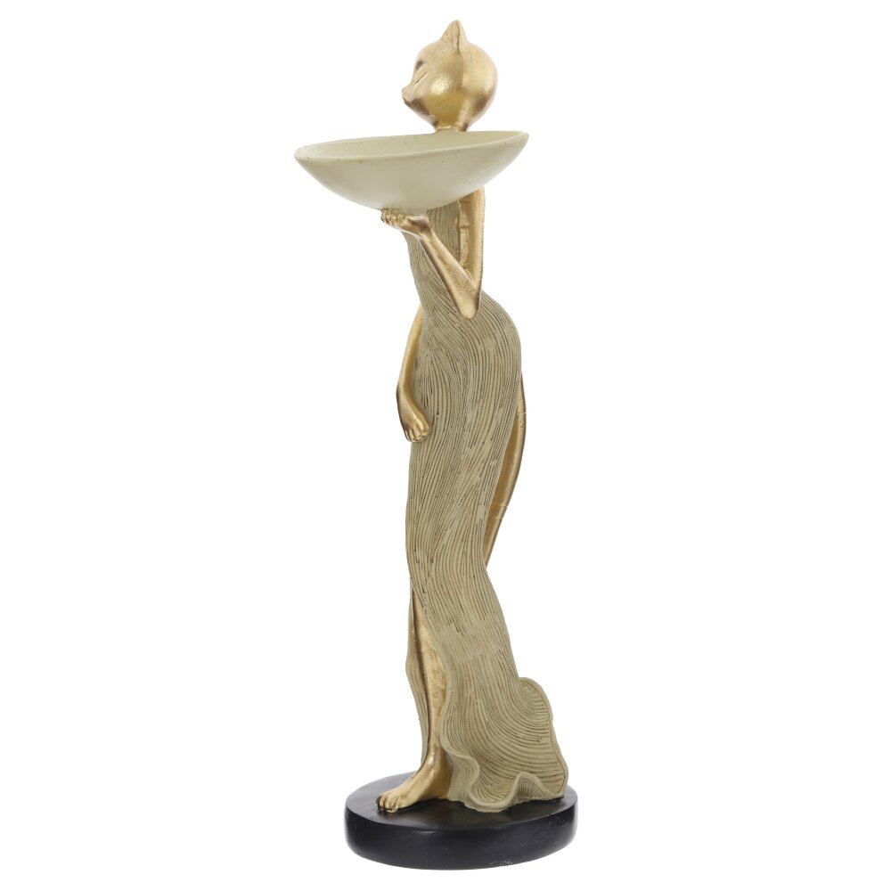 Фигурка декоративная Кошка с подставкой для мелочей