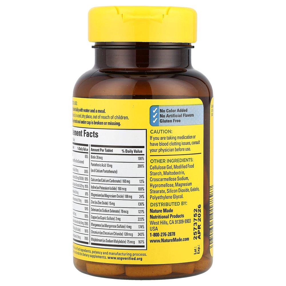 Nature Made, мультивитамины для мужчин, 90 таблеток