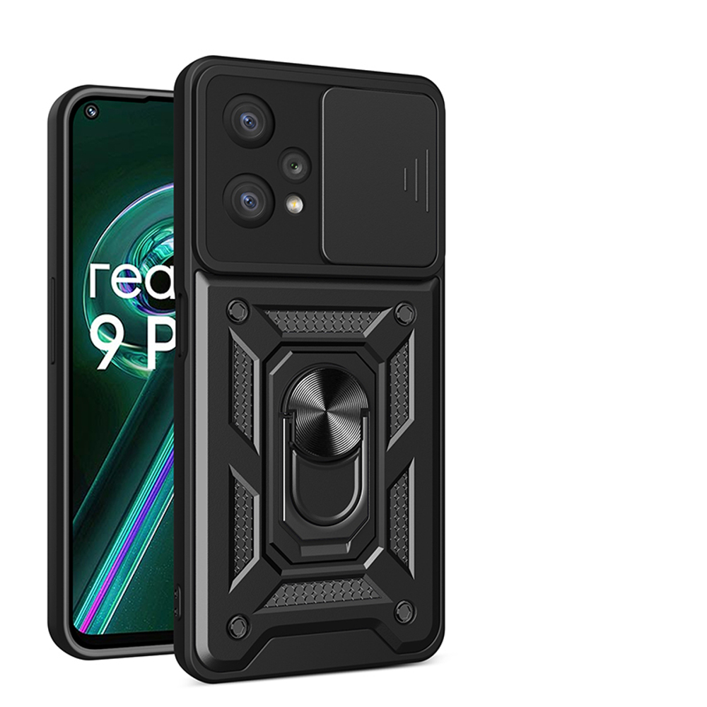 Чехол с кольцом Bumper Case для Realme 9 Pro