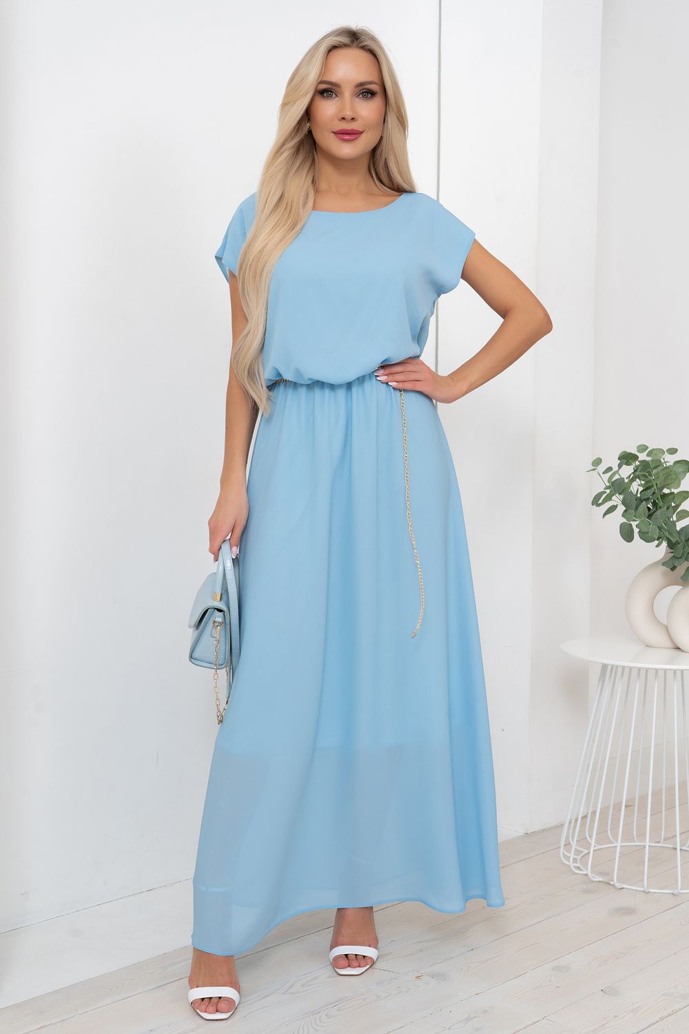 Платье Симона (голубой) Р11-1161/5 Nikol