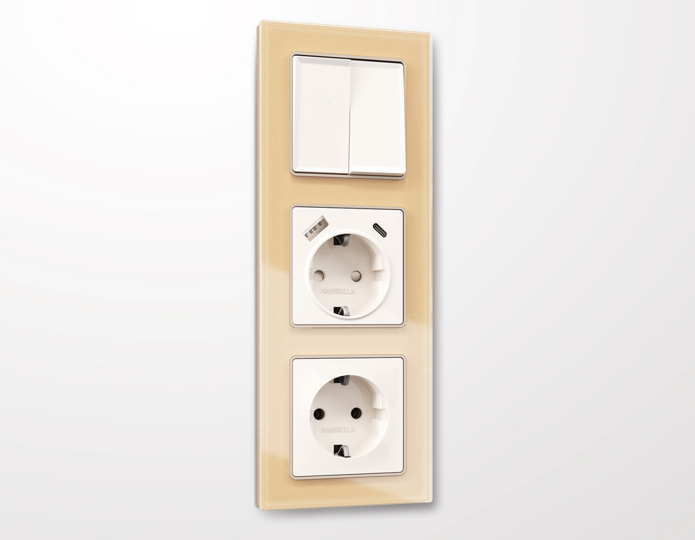 AF330603 Рамка ALFA Platos (Шампань Стекло органическое) 3-ая