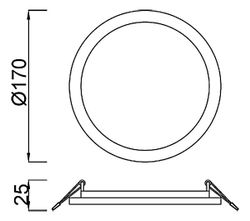 Встраиваемый светильник Mantra Saona C0182