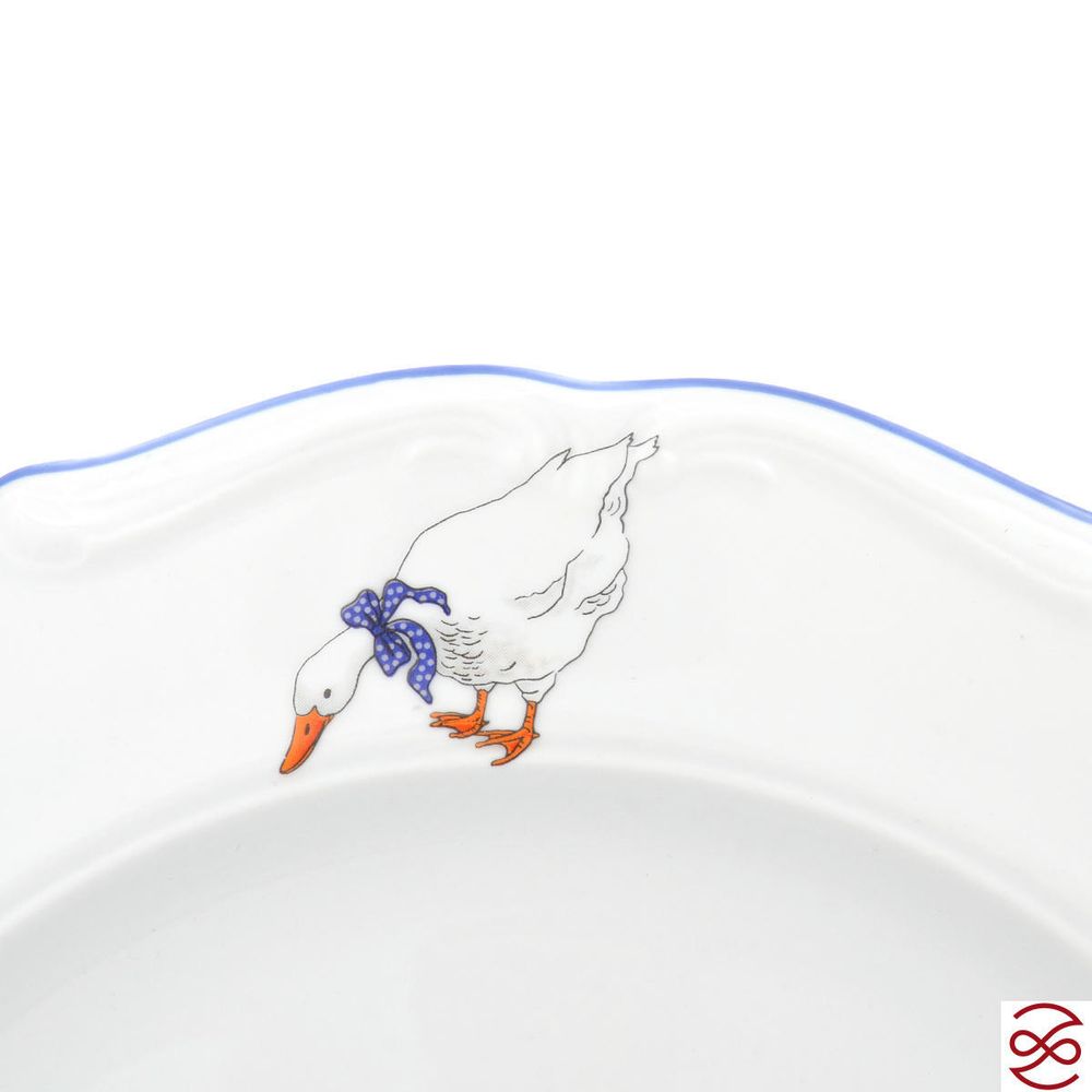 Блюдо круглое 32 см Repast Гуси