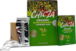 CHICZA ORGANIC Жевательная резинка органическая биоразлагаемая со вкусом мексиканской мяты 10 Х 30г