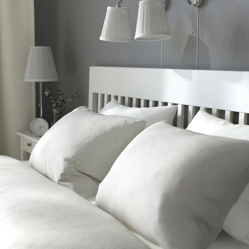 Каркас кровати с выдвижными ящиками - IKEA IDANÄS/IDANAS/LÖNSET/LONSET, 200х160 см, белый, ИДАНЭС/ЛОНСЕТ ИКЕА