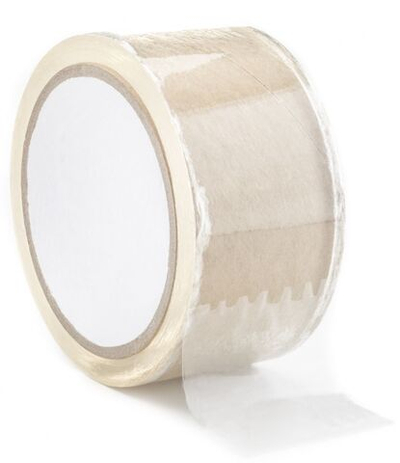 Прозрачная скотч-лента для бондажа Bondage Tape - 20 м. (Цвет: прозрачный)