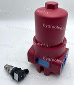 WKDFBN/HC160G10D1.1/-L24 - Напорный фильтр гидравлический одинарный модели DF тонкость фильтрации 10 мкм, типоразмер 160, вид присоединения: резьба G3/4, материал корпуса - чугун, рабочее давление до 420 бар, визуально-электрический (лампа с напряжением 24В) индикатор загрязнения