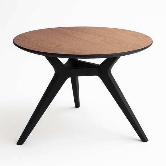 Дизайнерский стол TRIANGLE WOOD walnut