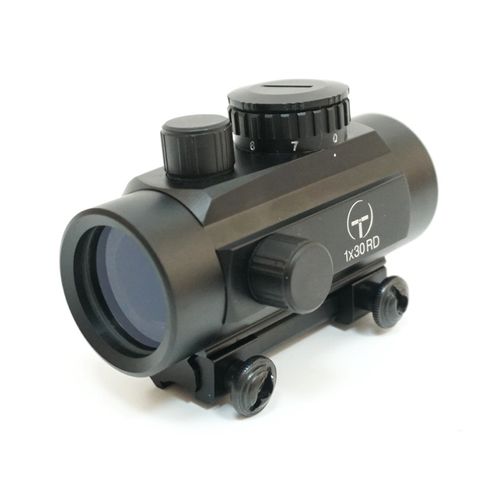Коллиматорный прицел Тarget Optic 1х30 (закрытый, 1х, 2 МОА, точка красаня, ласточкин хвост)