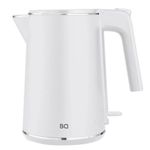 Чайник электрический с двойными стенками BQ (БИ-КЬЮ) KT1716P, 1 л, 1800 Вт, белый, 86199027