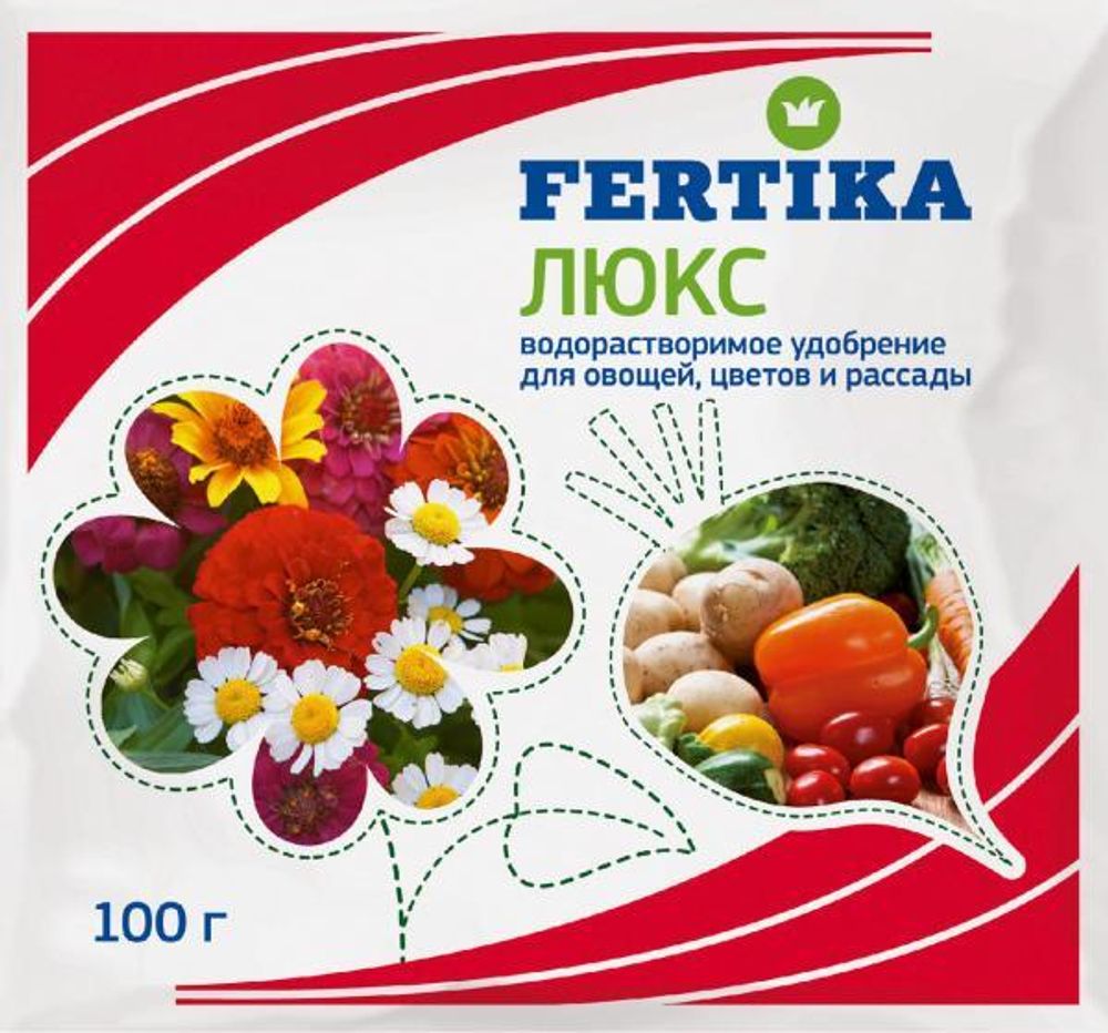 УДОБРЕНИЕ ЛЮКС КРИСТАЛЛИЧЕСКИЙ 100ГР